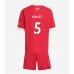Maillot de foot Liverpool Ibrahima Konate #5 Domicile vêtements enfant 2025-26 Manches Courtes (+ pantalon court)